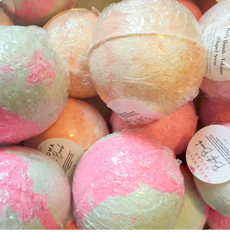 Bath Bombs, Bubble Baths, Shower Steamers, and Soaks