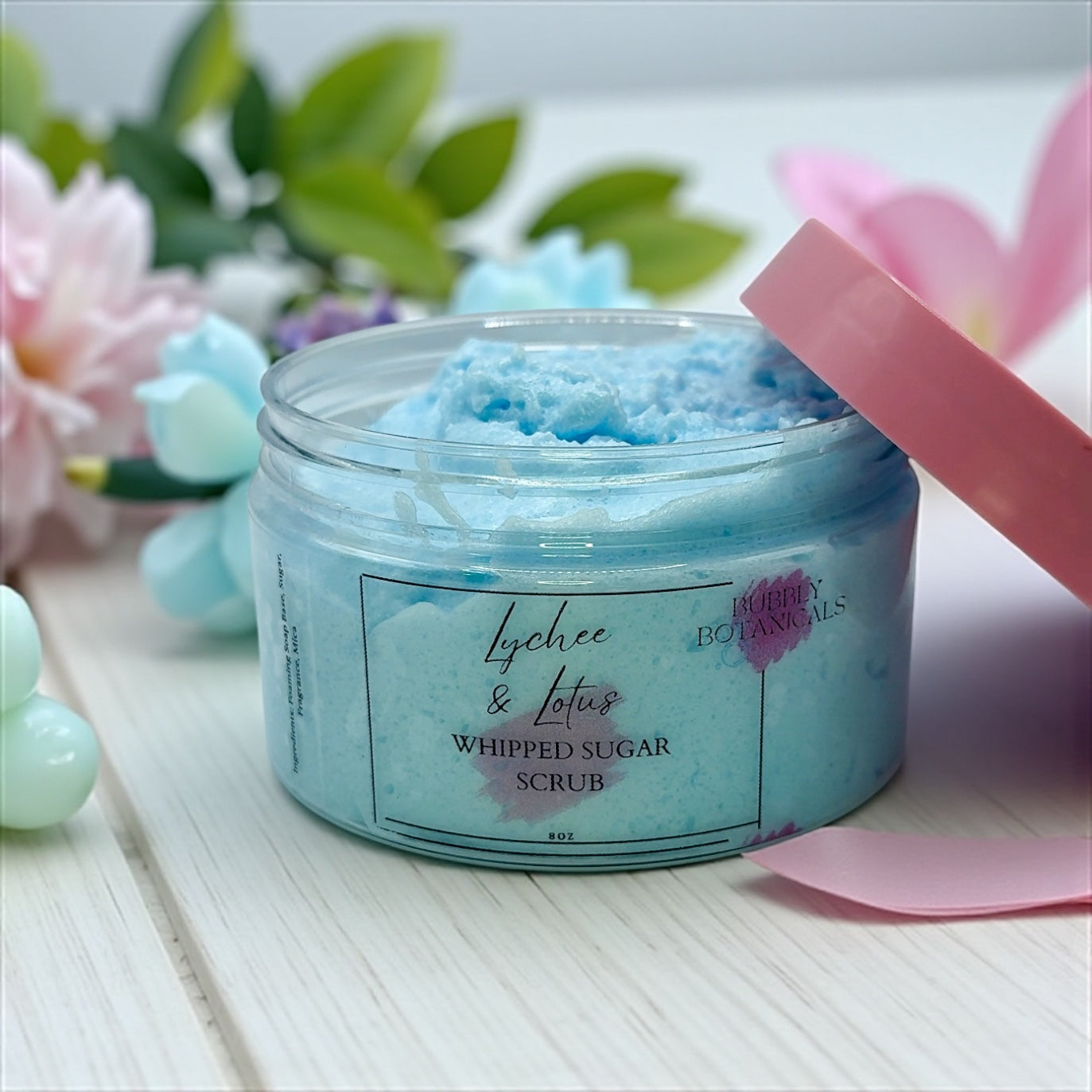 Foaming Sugar Scrub – Natural Exfoliating Body Scrub with Luxurious Lather
