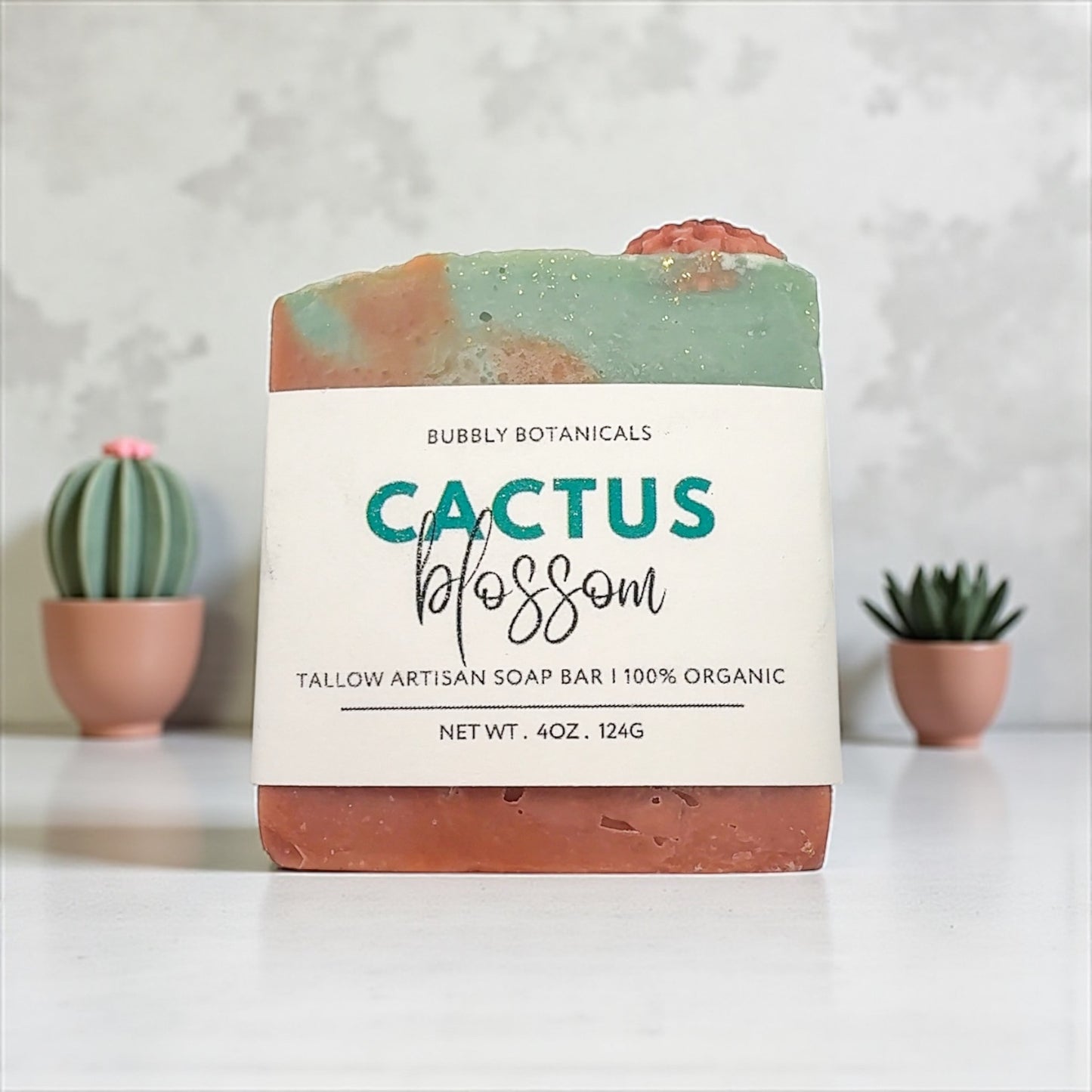 Cactus Blossom Tallow Soap – Hydrating Natural Bar with Fresh Floral Desert Scent