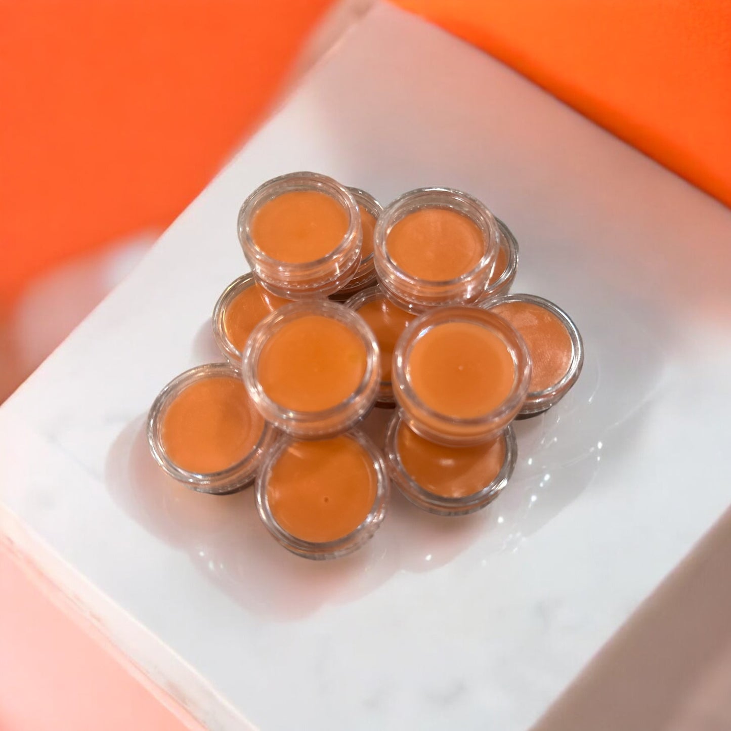 Tinted Pink Peppermint Beeswax lip balm minis