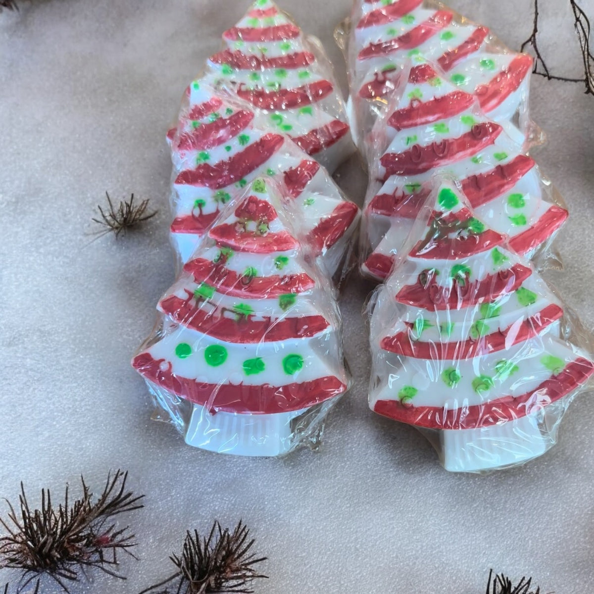 Little Debbie Christmas Cake Goat Milk Soap - Cake Batter Scent