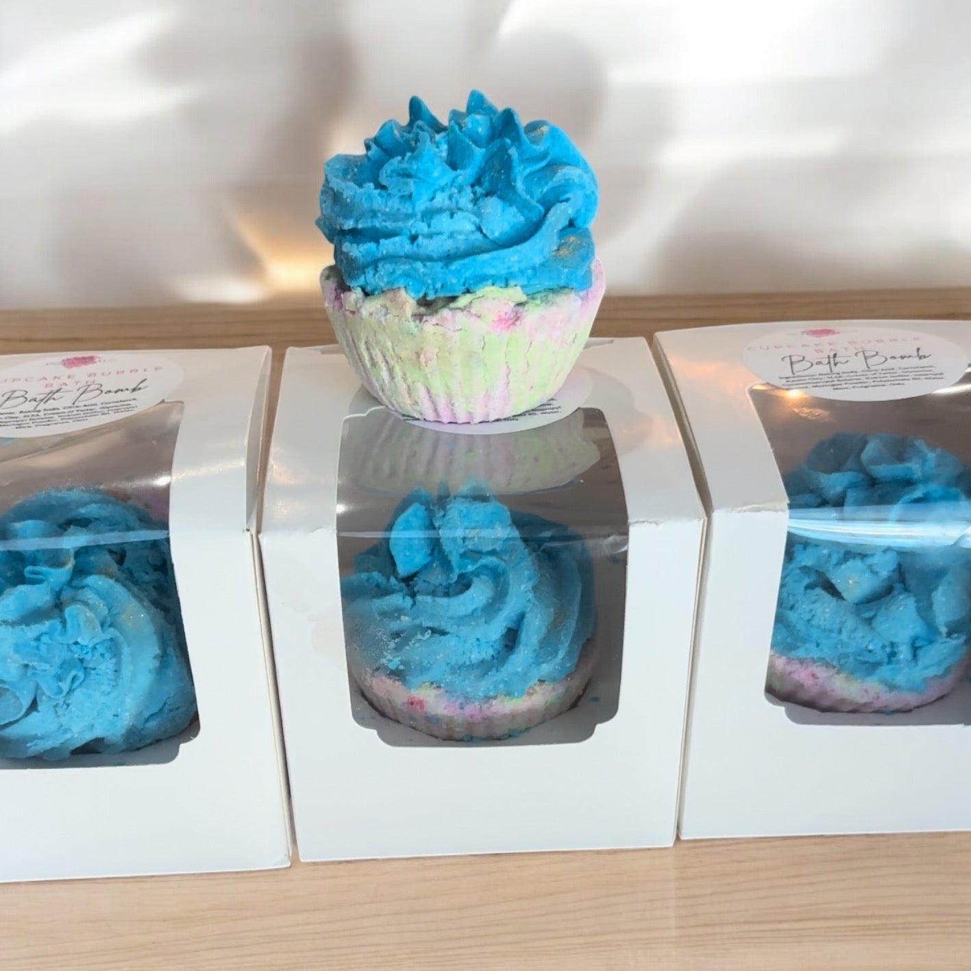 Bubble Bath Cupcake Bombs