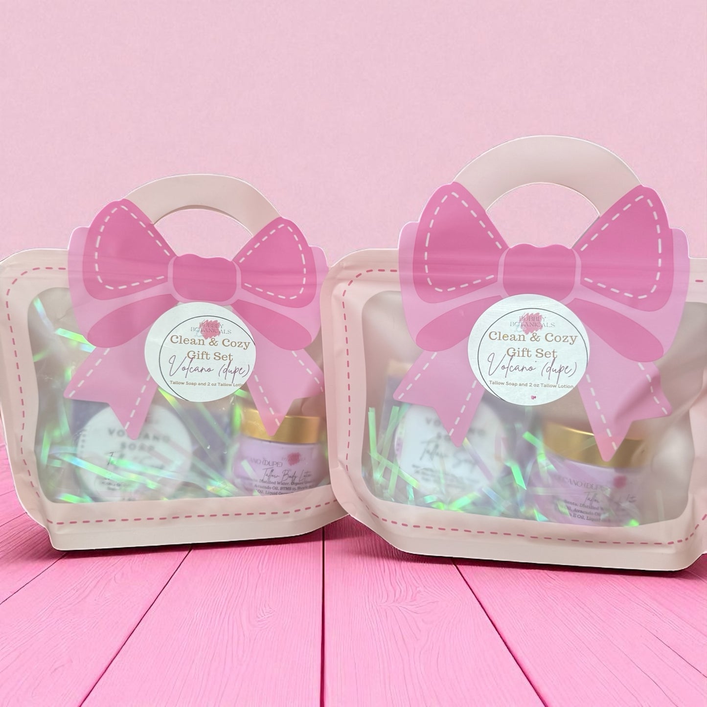 Clean and Cozy Tallow Gift Set – Natural Soap and Lotion Bundle