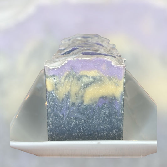 Black Violet and Saffron Tallow Soap
