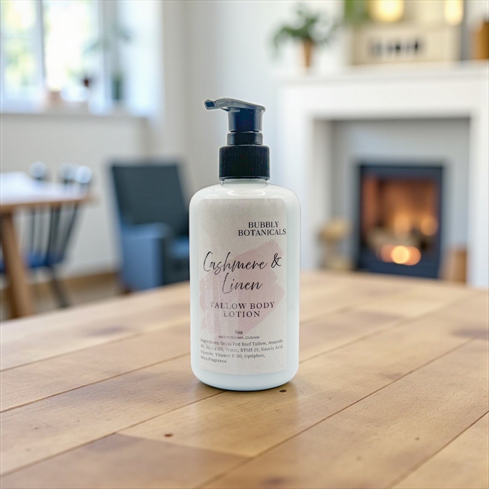 Cashmere & linen tallow body lotion