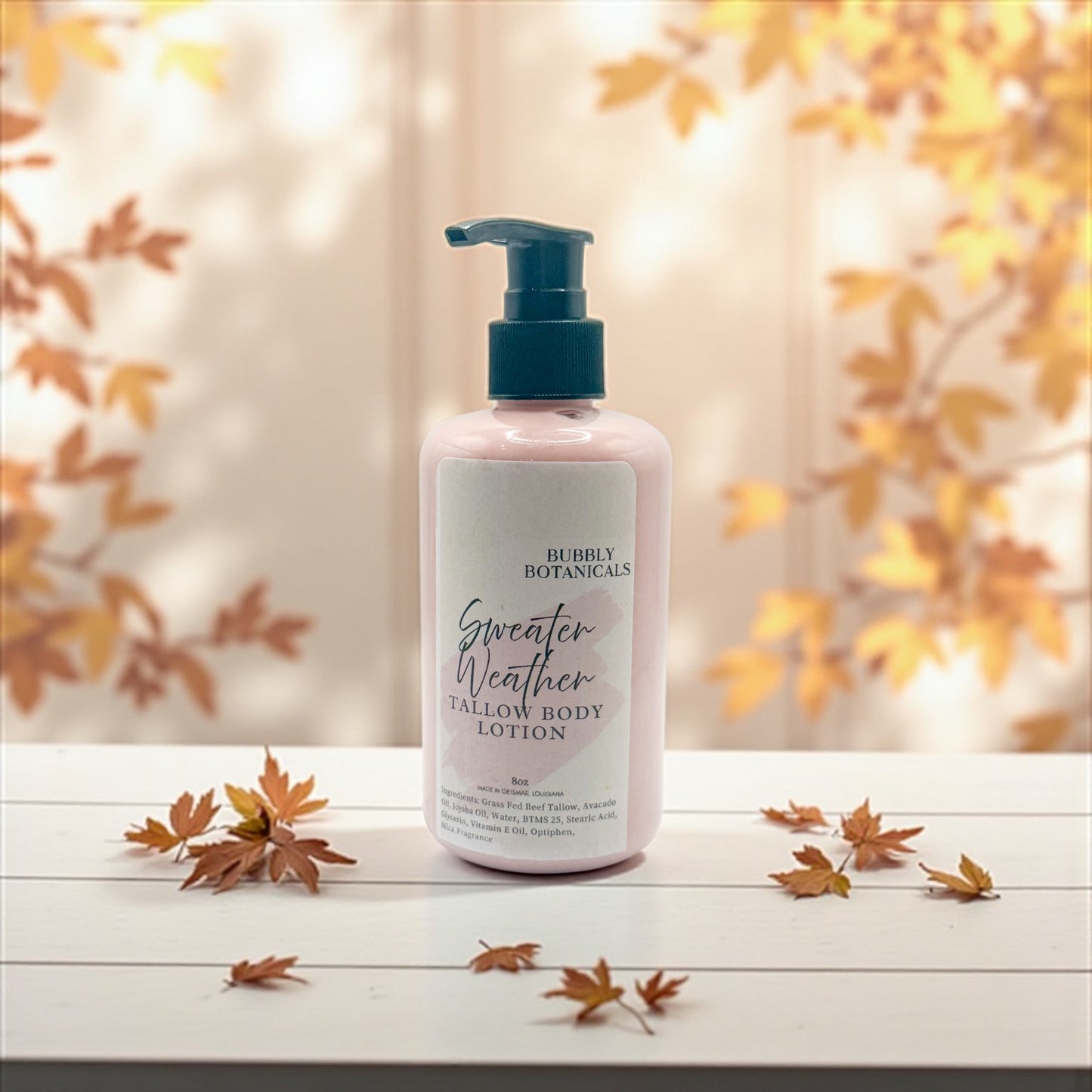 Sweater weather tallow body lotion