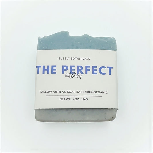 The Perfect Man Tallow Soap – Natural Handmade Soap Bar with Masculine, Sophisticated Scent