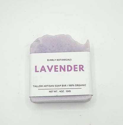 Lavender Tallow Soap – Natural Handmade Soap Bar with Calming, Aromatherapy Scent