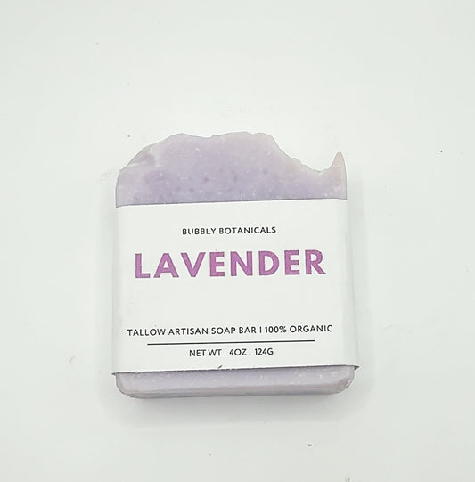Lavender Tallow Soap – Natural Handmade Soap Bar with Calming, Aromatherapy Scent