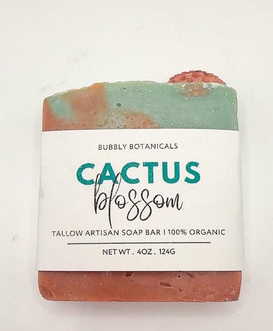 Cactus Blossom Tallow Soap – Hydrating Natural Bar with Fresh Floral Desert Scent