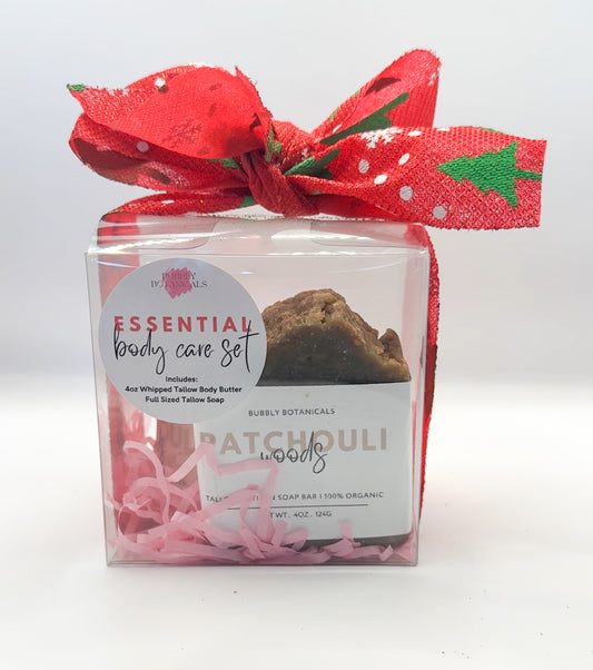 Essential Body Care Set – Tallow Soap/Lotion Duo for Skin