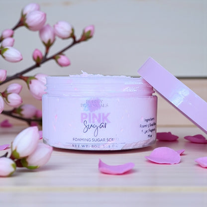 Foaming Sugar Scrub – Natural Exfoliating Body Scrub with Luxurious Lather