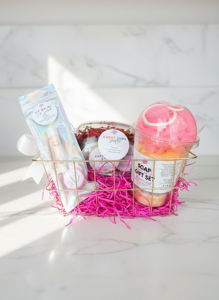 Bloom Bar Gift Basket | Self-Care Spa Gift Set