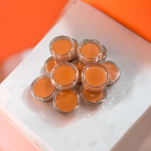 Tinted Pink Peppermint Beeswax lip balm minis