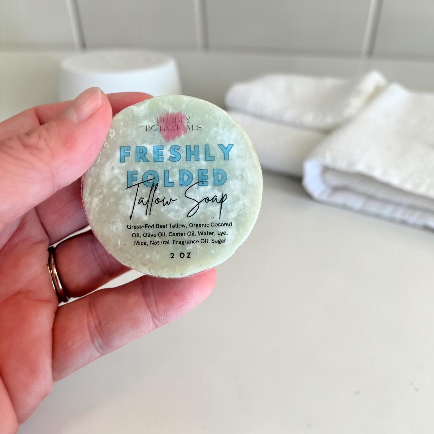 Tallow Mini Soaps – Natural Handmade Soap Bars for Gift or Travel