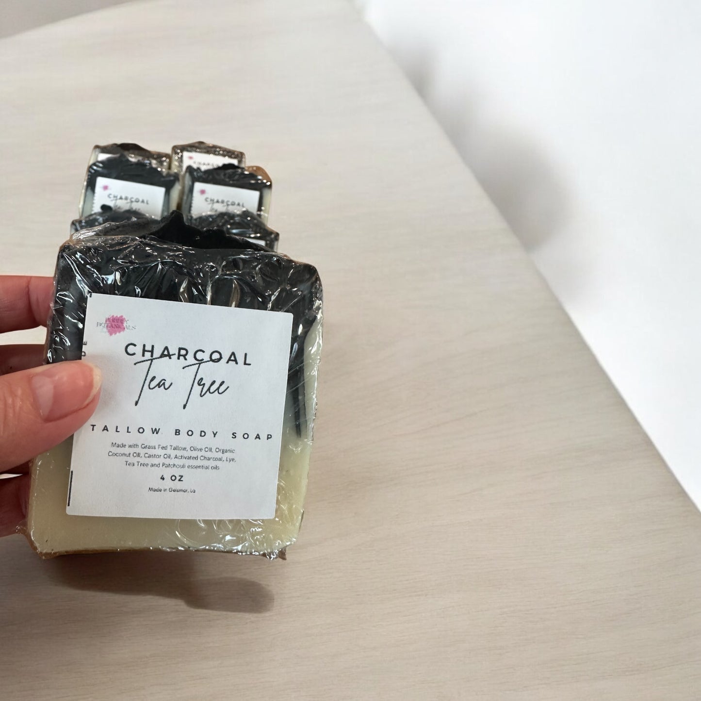 Activated Charcoal and Tea Tree Tallow Soap