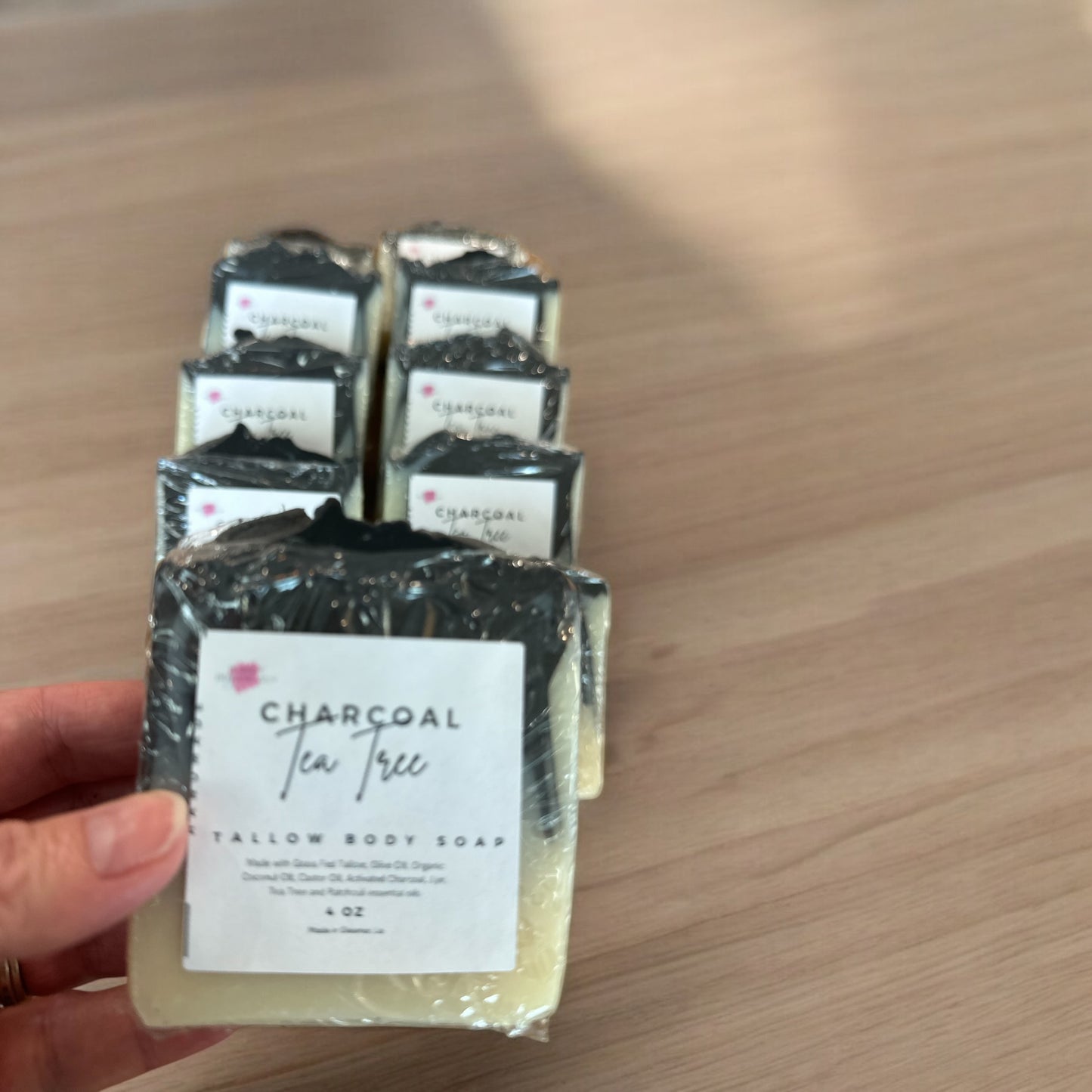 Activated Charcoal and Tea Tree Tallow Soap
