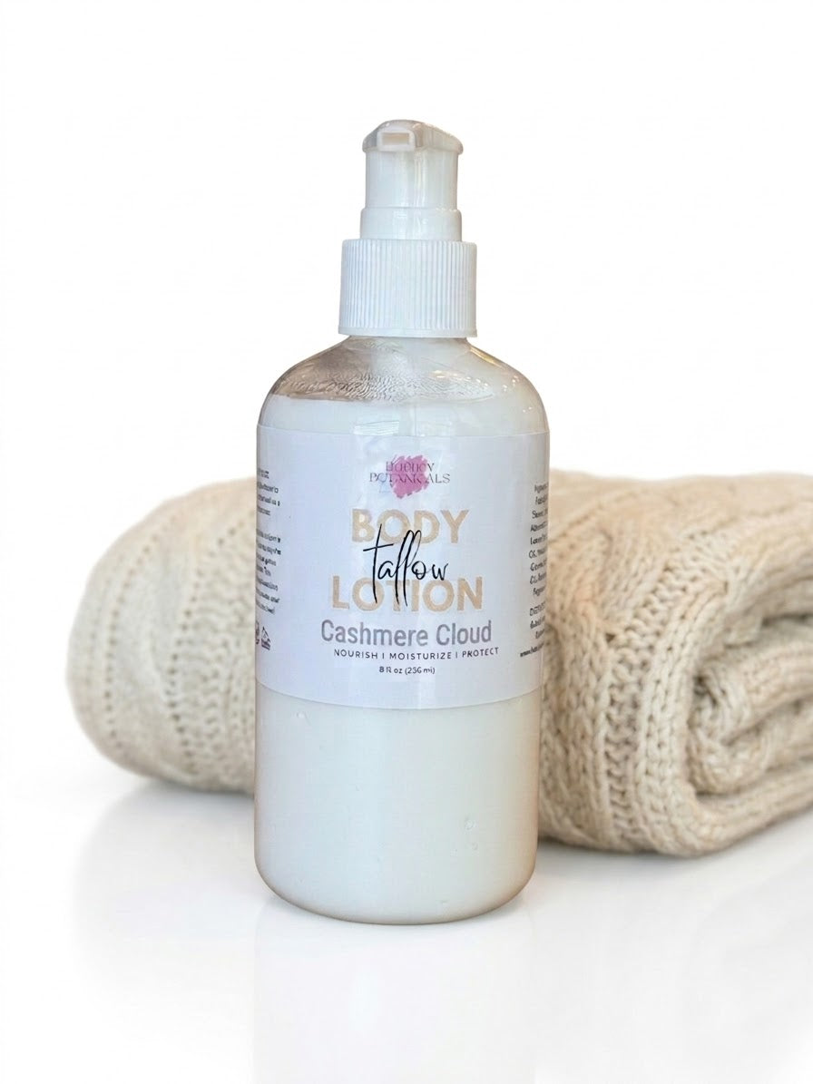 Tallow Body Lotion - Cashmere Cloud | Warm Vanilla Scent