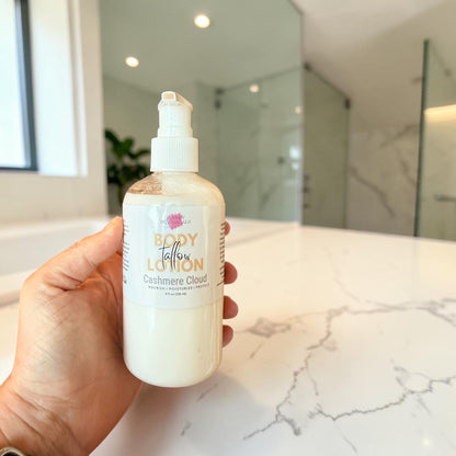 Tallow Body Lotion - Cashmere Cloud | Warm Vanilla Scent
