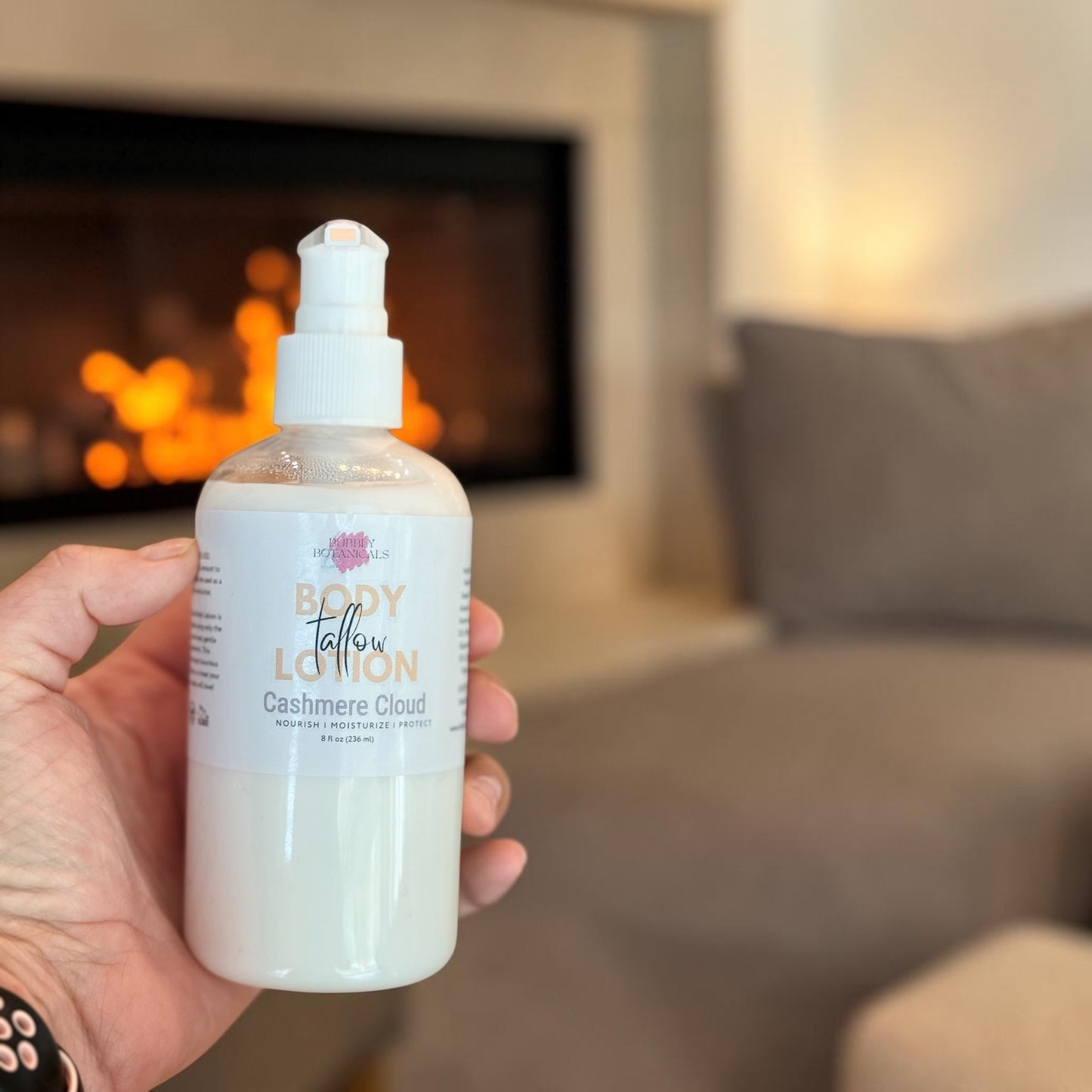 Tallow Body Lotion - Cashmere Cloud | Warm Vanilla Scent