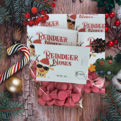 Reindeer Noses Mini Bath Bombs
