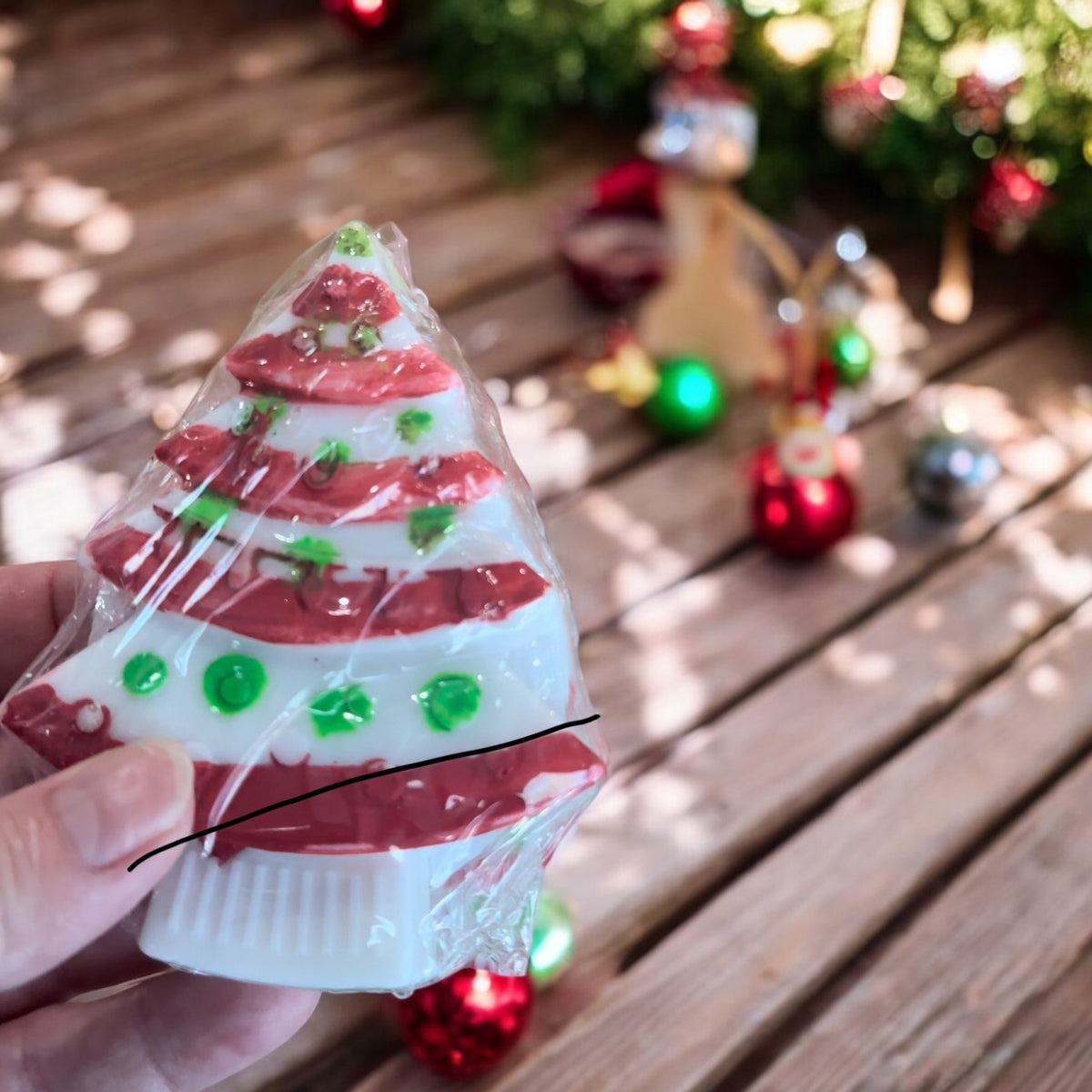 Little Debbie Christmas Cake Goat Milk Soap - Cake Batter Scent