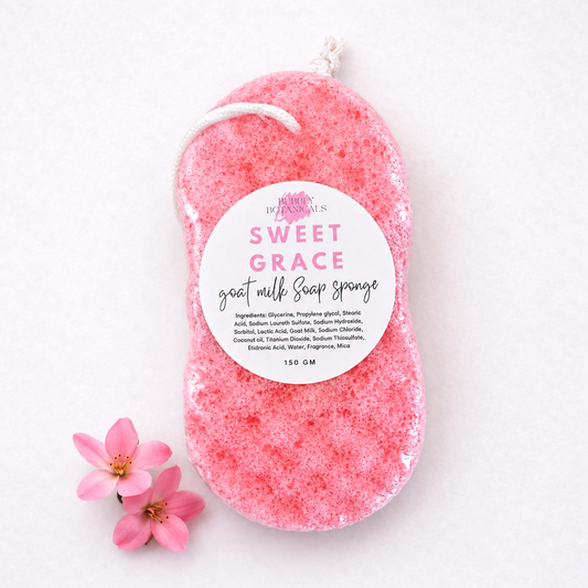 Goat Milk Soap Infused Sponge - Sweet Grace Type Scent | Lasts up to 6 weeks