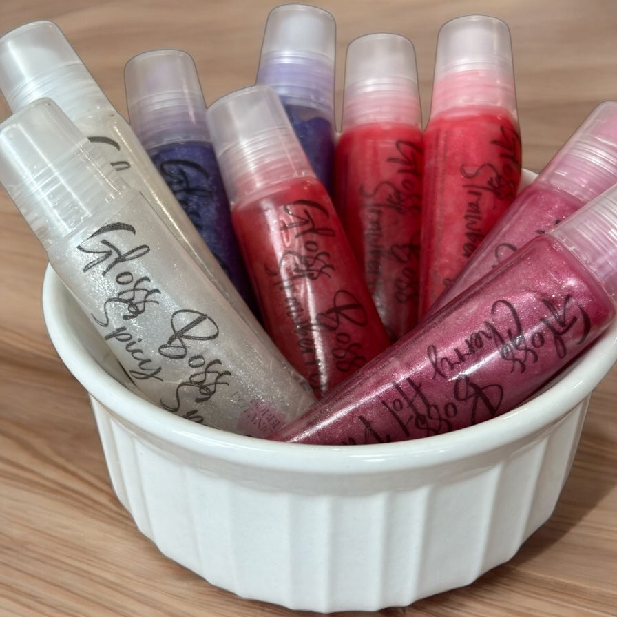 Gloss Boss Flavored & Tinted Lip Gloss Squeeze Tubes