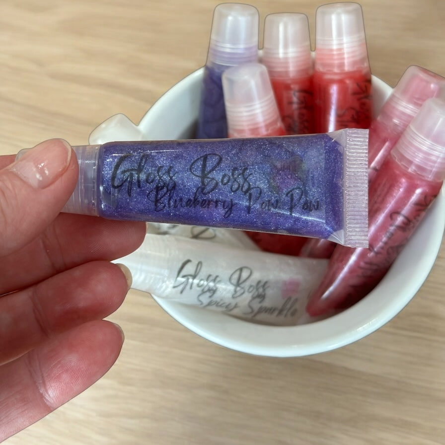 Gloss Boss Flavored & Tinted Lip Gloss Squeeze Tubes