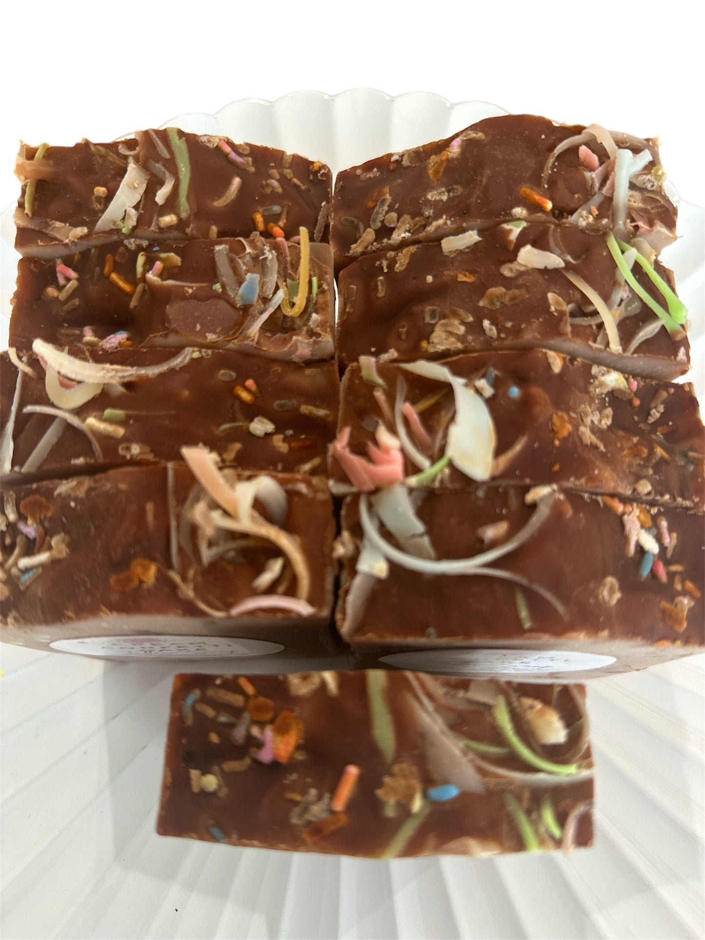 Cream Confetti Cake Tallow Soap