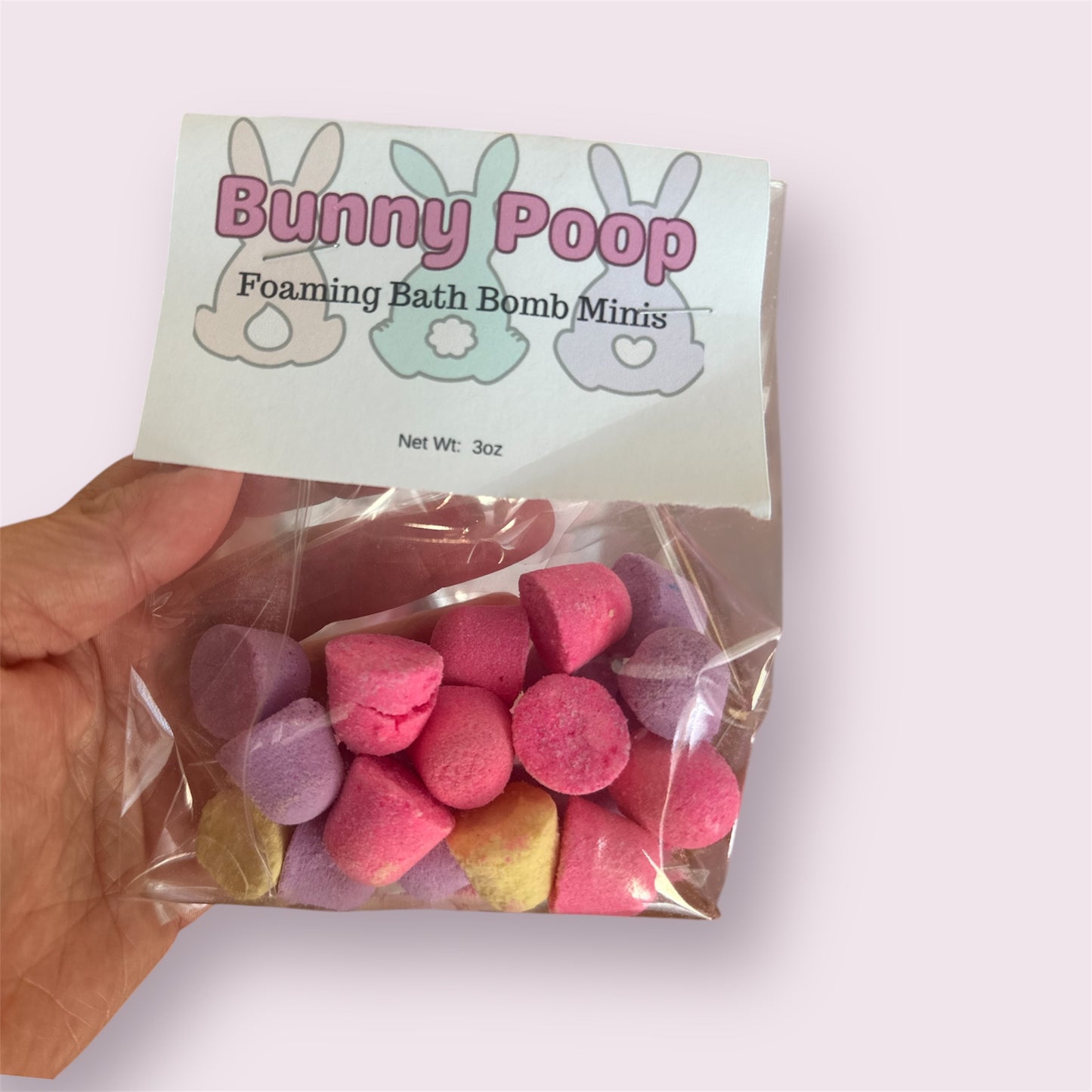 Bunny Poop Foaming Mini Bath Bombs