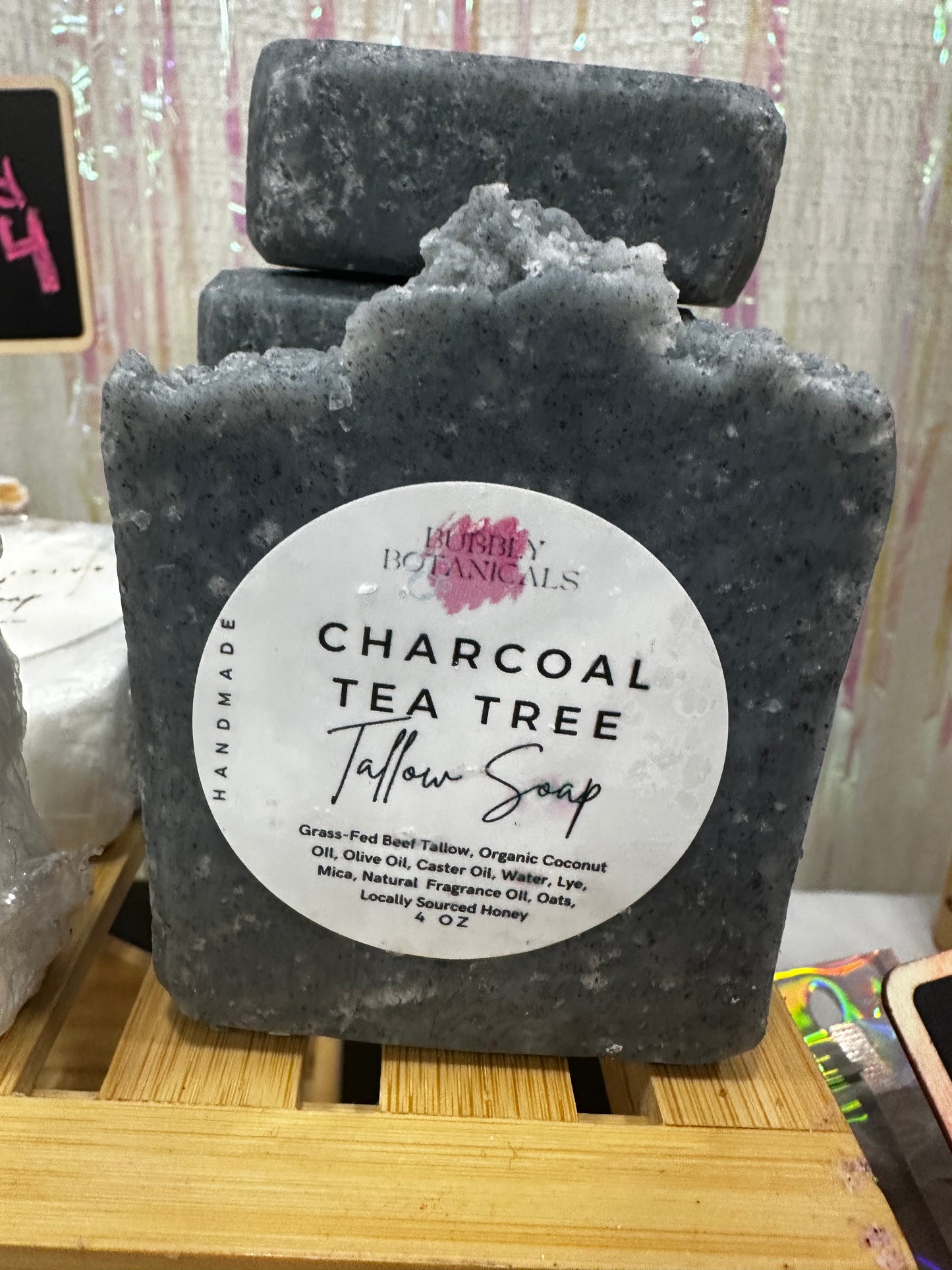 Activated Charcoal and Tea Tree Tallow Soap