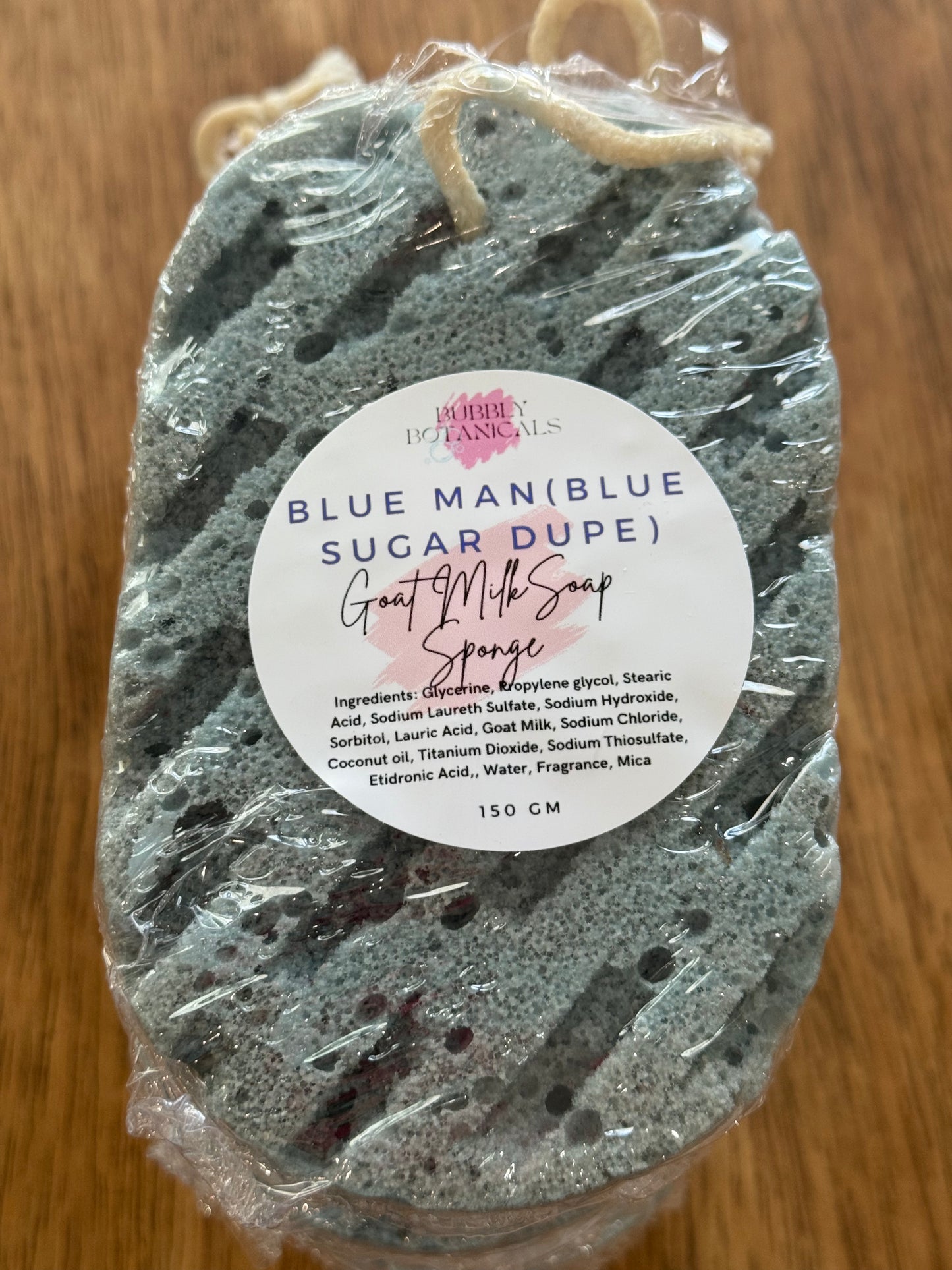 Goat’s Milk Soap Infused Sponge- Highly Scented - Lasts up to 6 weeks