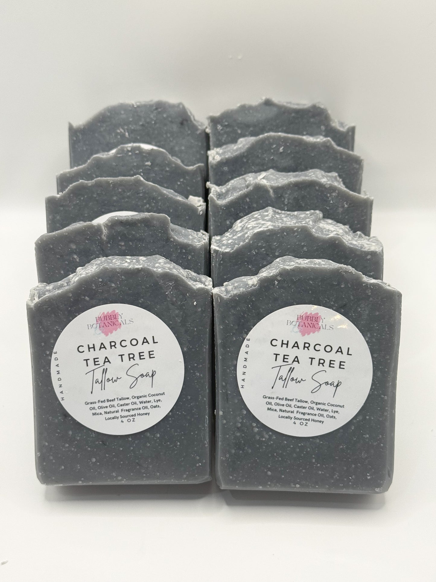 Activated Charcoal and Tea Tree Tallow Soap