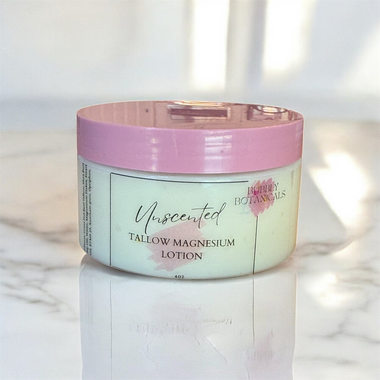 Magnesium Tallow Lotion – Natural Moisturizing Body Lotion for Relaxation & Muscle Relief