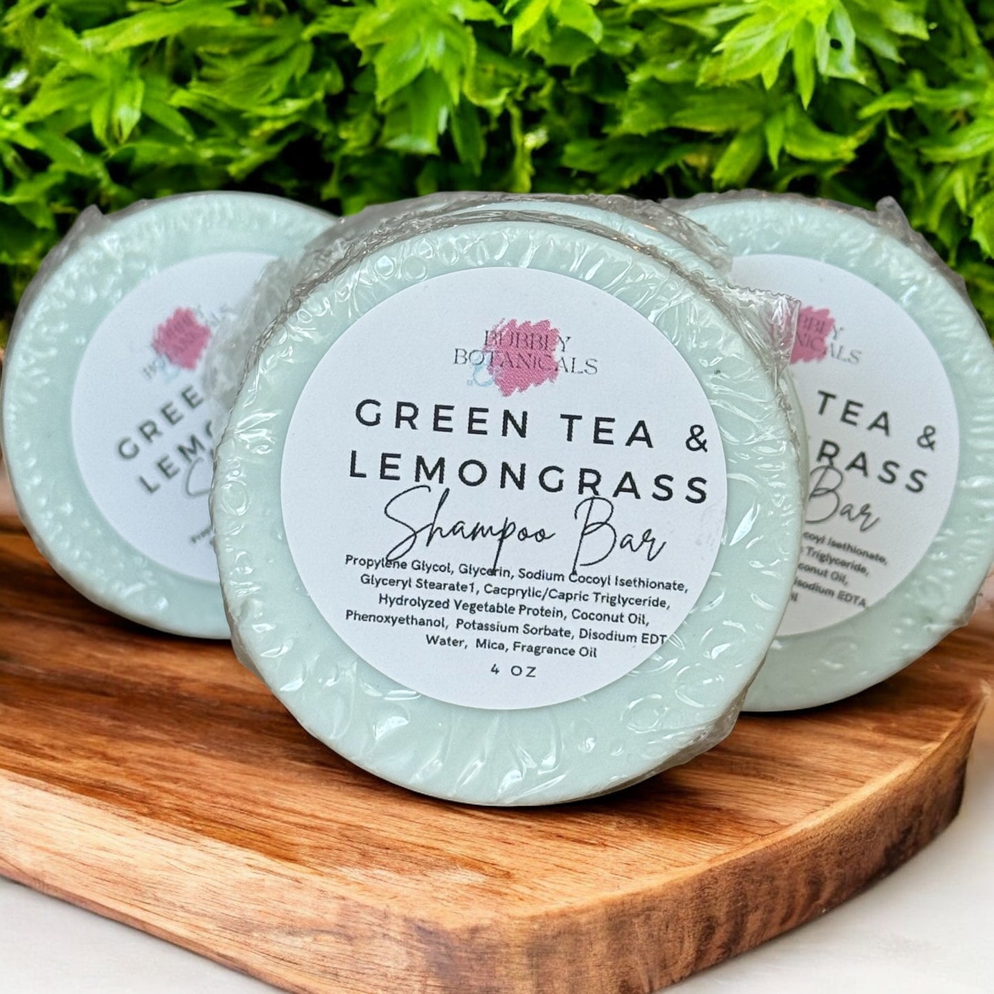 Nourishing Shampoo Bars - Bamboo & Coconut | Green Tea & Lemongrass