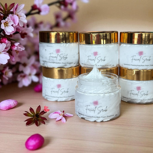 Moisturizing Facial Scrub – Gentle Exfoliating Cleanser with Natural Ingredients
