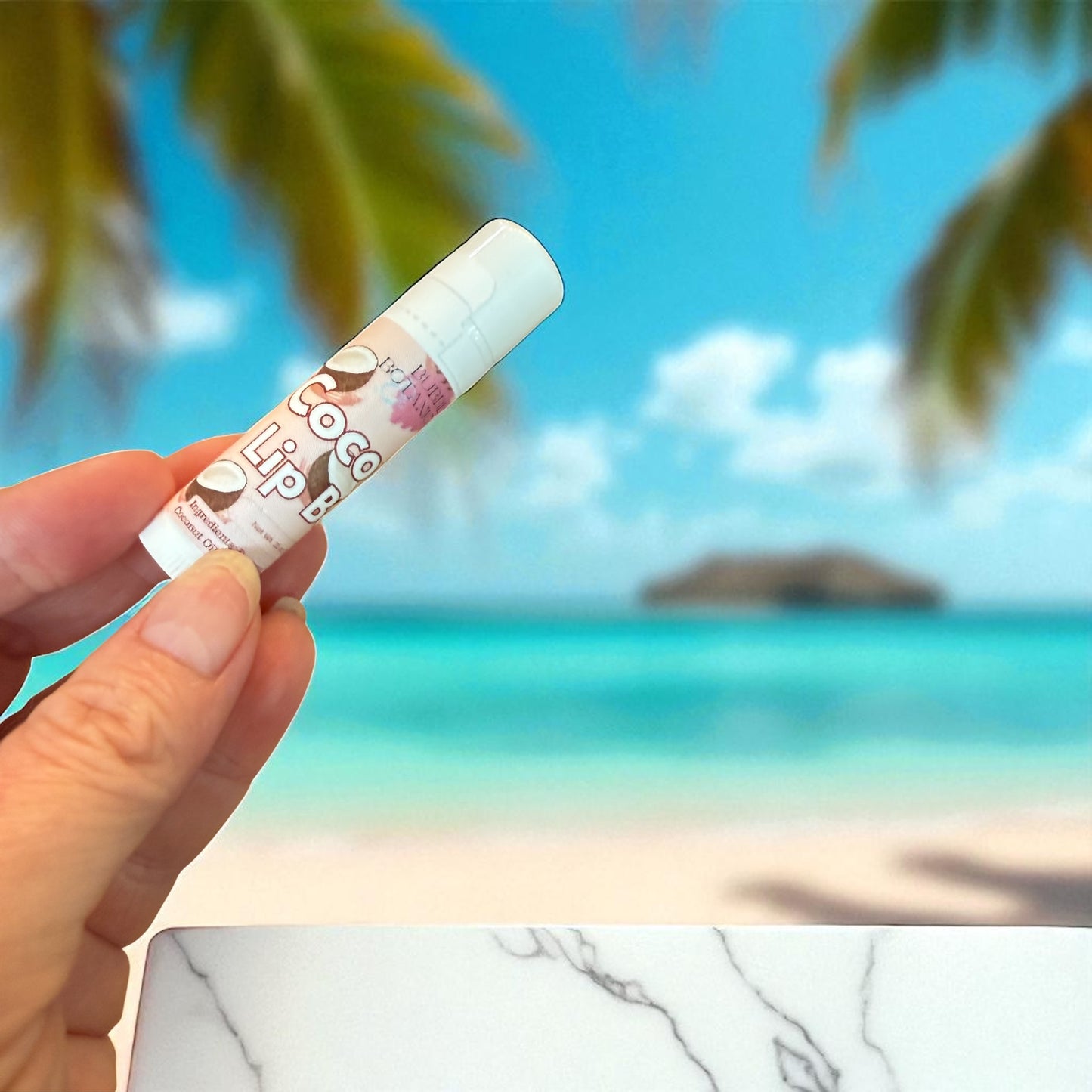 Coconut beeswax and Shea butter lip balm