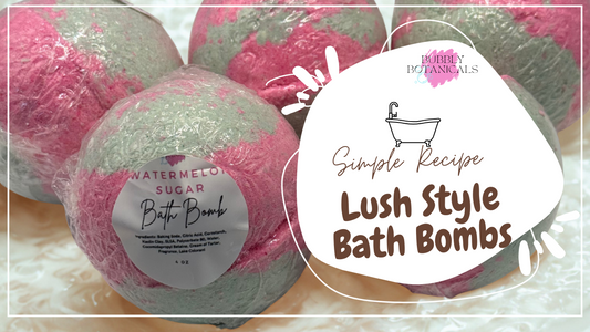 Lush-Style Bath Bomb Recipe (Digital Download)