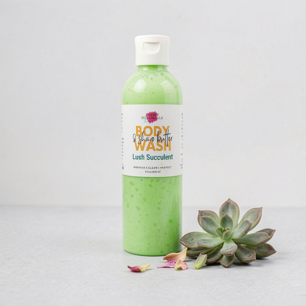 All Natural Body Wash and Shave Butter, Sulfate-Free, Gentle Cleanser, Lush Succulent scent