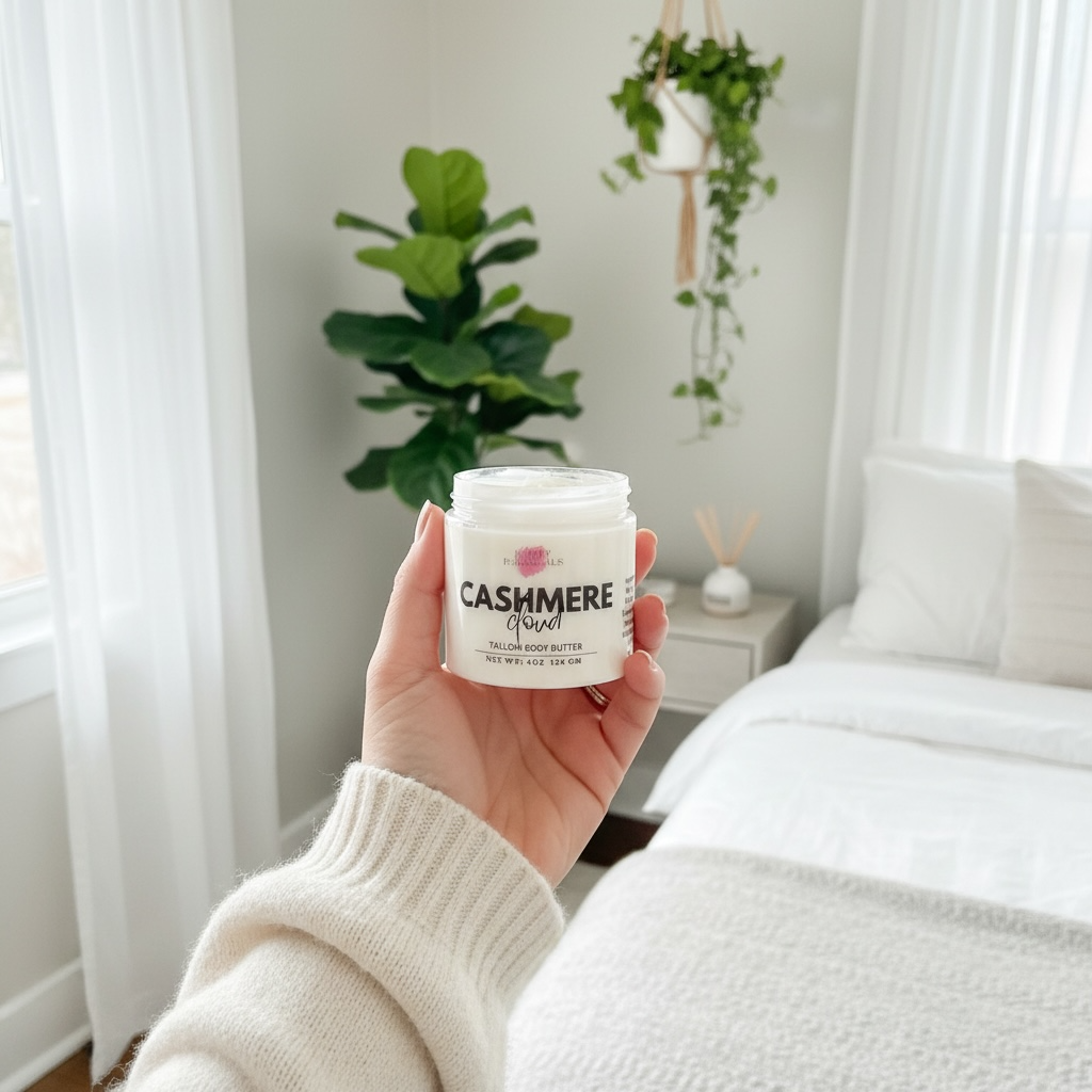 Cashmere Cloud tallow body butter by Bubbly Botanicals