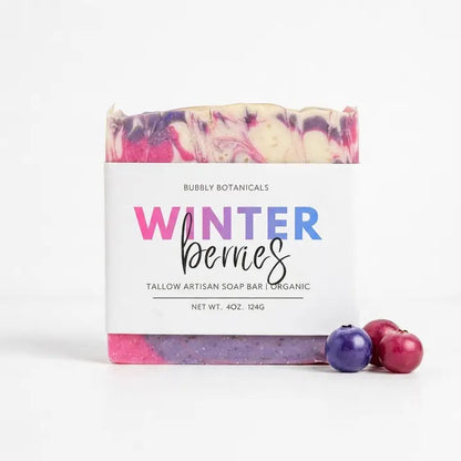 Tallow Soap - Winter Berries | Cool Citrus Berry Scent