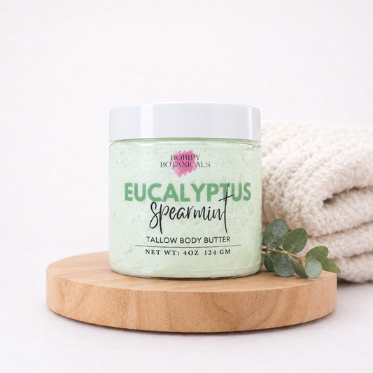 Eucalyptus Spearmint tallow body butter by Bubbly Botanicals
