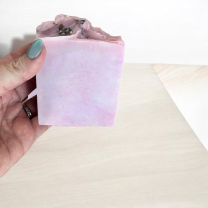 Lavender tallow soap by Bubbly Botanicals