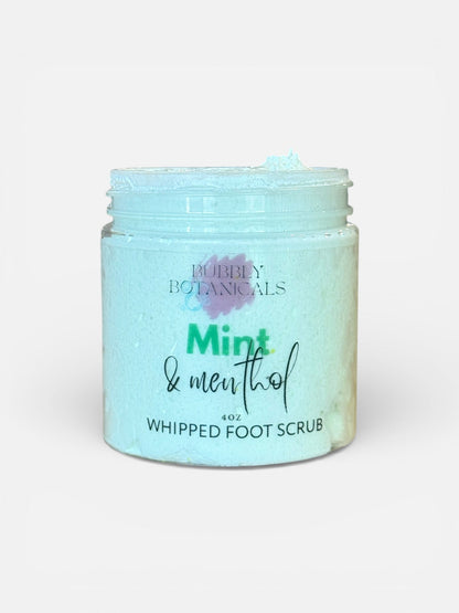 Mint & Menthol Foot Scrub – Exfoliating & Cooling Refreshing Foot Care