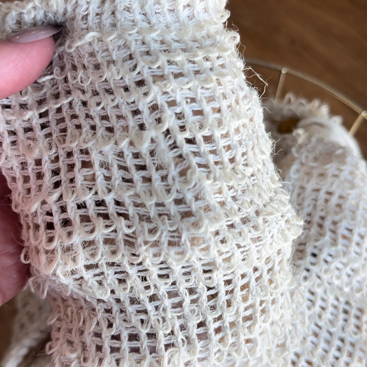 Soap shred bag with tallow soap shreds by Bubbly Botanicals