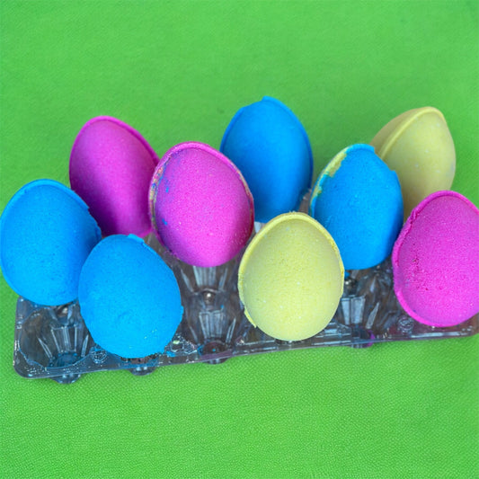 Squishy Surprise Egg bath bomb by Bubbly Botanicals