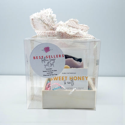 Tallow soap bestsellers gift set by Bubbly Botanicals