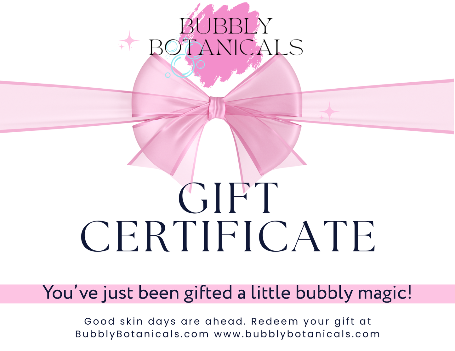 Bubbly Botanicals Gift Card